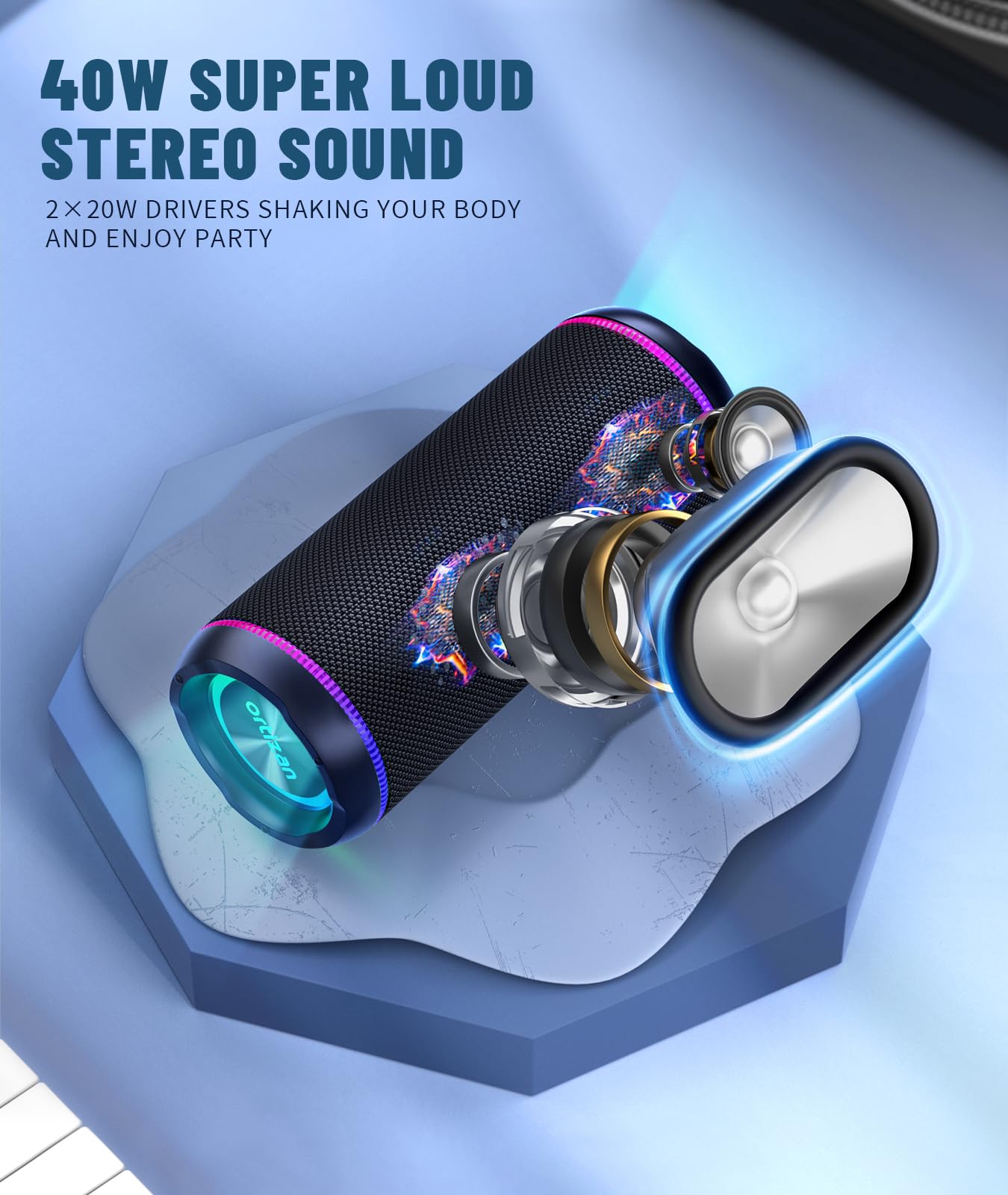 Ortizan Bluetooth Speakers
