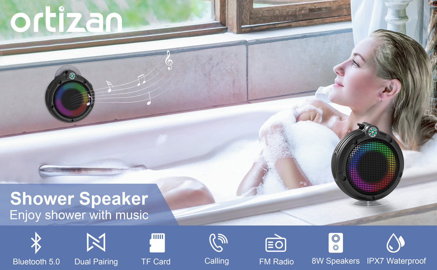 Ortizan Bluetooth Speakers